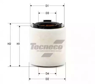 TECNECO FILTERS ar10822s -  Воздушный фильтр